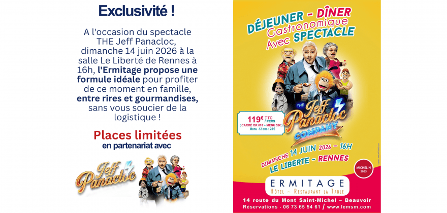 Exclusivité : Dernières places disponibles en CARRE OR pour le spectacle à Rennes 